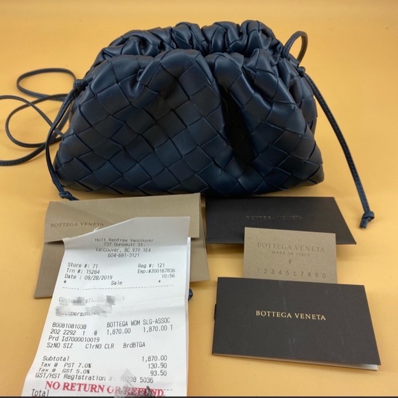 Bottega Veneta Handbags - AUTH brand new bottega veneta pouch mini